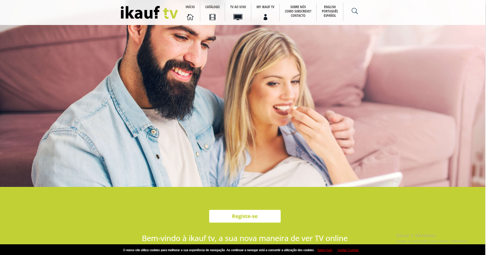 Website para plataforma de video online IkaufTv